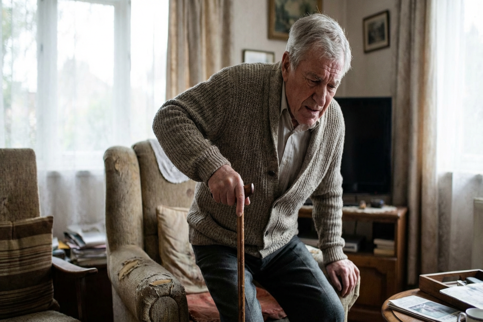 Aufstehen fällt schwer